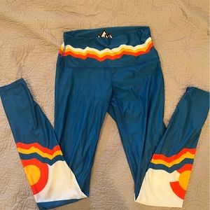 Colorado Threads Womens Yoga Pant Size S Retro